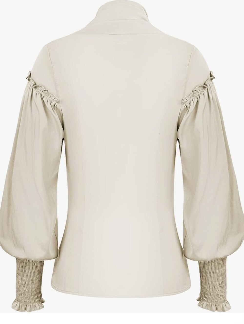 Scarlet Darkness Victorian V-neck Satin Button Up Blouse Women's Small Pirate - Picture 2 of 11